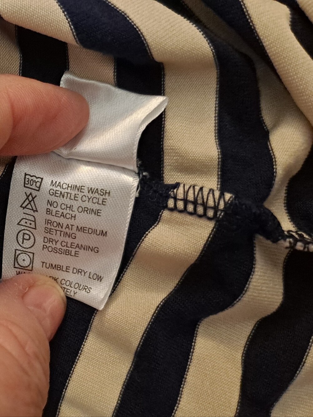 Imperfect Milk Nursingwear Striped Short-Sleeve Women’s Top Sz S - Picture 6 of 8